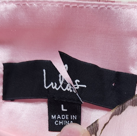 Lulus Love Me Forever Pink Floral Tie-Strap Square Neck Maxi Dress L Wedding - Picture 10 of 10